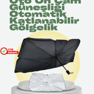 Katlanabilir Oto Güneşlik – Pratik, Dayanıklı, UV Koruyucu Tasarım