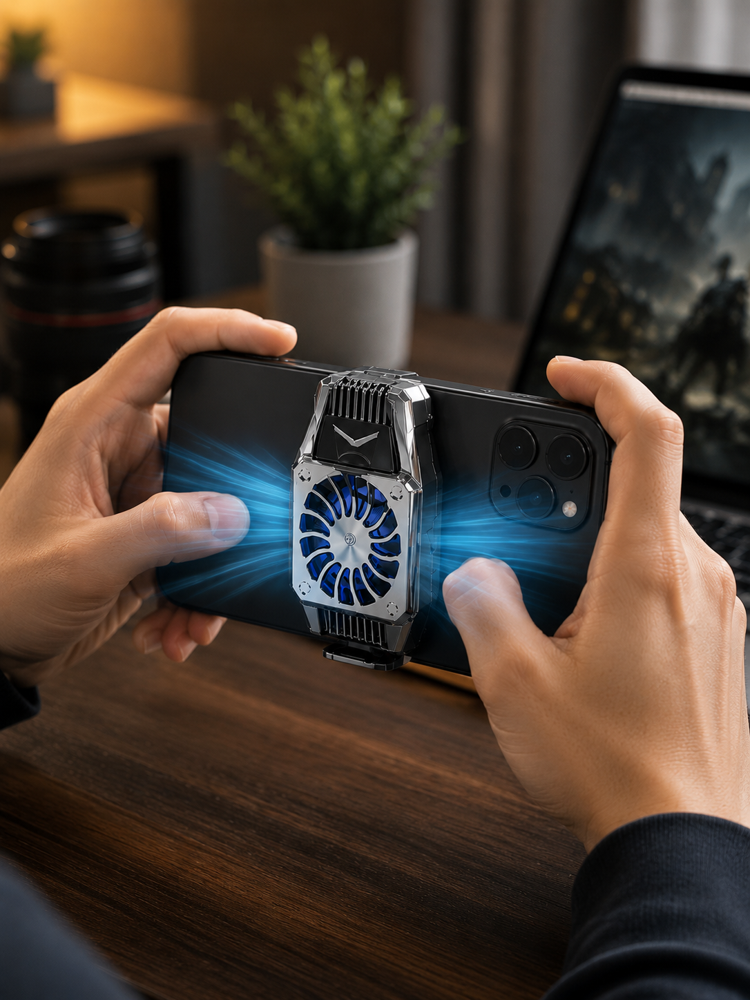 Telefon Isınmasını Azaltan Aktif Fanlı Soğutucu Sistemi