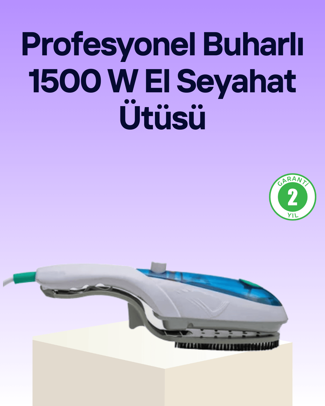 Buharlı Ütü Askıda Kullanım Kolaylığı ile Pratik Çözüm