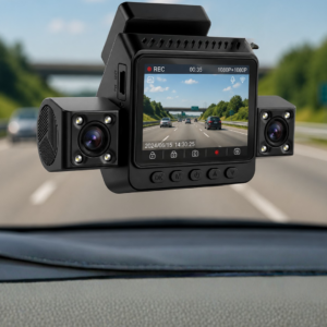 Araç Ön Arka İç Kamera Sistemi Full HD Hareket Sensörlü Kayıt Cihazı
