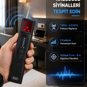 Profesyonel Gizli Kamera ve Kablosuz Sinyal Dedektörü