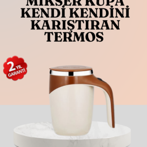 Paslanmaz Çelik Şarjlı Karıştırma Kupa – Otomatik Manyetik Blender Fincan