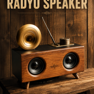Nostaljik Görünümlü Bluetooth Bağlantılı Speaker