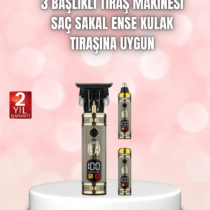 8 Taraklı Saç Kesme ve Sakal Şekillendirme Makinesi