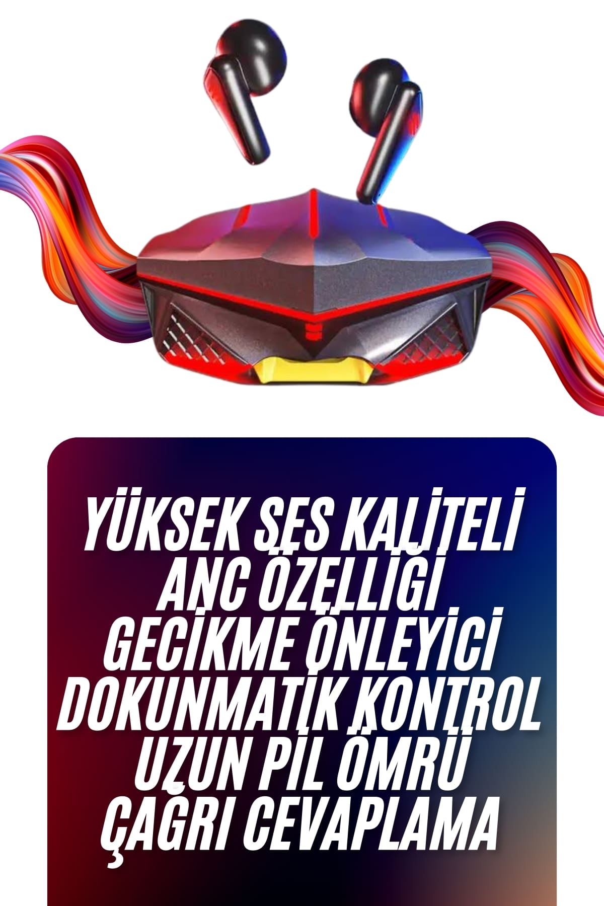 Bluetooth Kulaklık HD Ses Kaliteli Işıklı Metal Kasa Ios Android Uyumlu Mikrofonlu Yeni Nesil