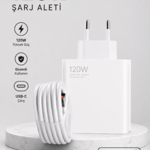 Turbo Hızlı Şarj Destekli 120W USB-C Şarj Seti