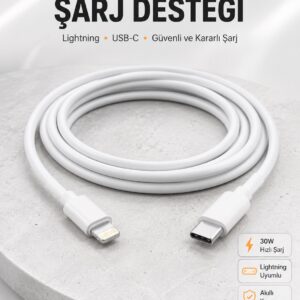 IOS Tüm Serilerle Uyumlu 30W Hızlı Şarj Aleti 11 12 13 14/Pro Max Mini Plus