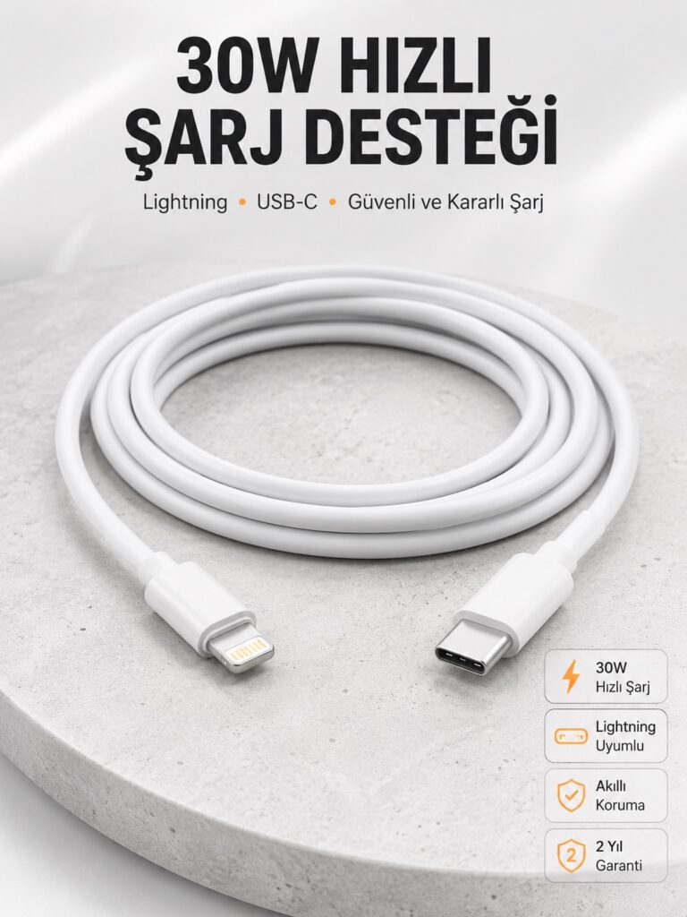 IOS Tüm Serilerle Uyumlu 30W Hızlı Şarj Aleti 11 12 13 14/Pro Max Mini Plus