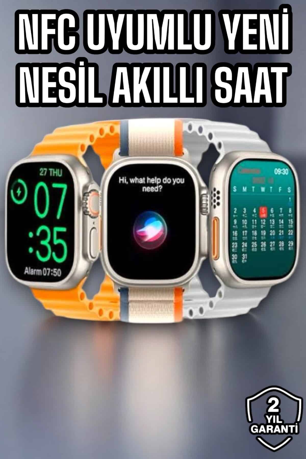 ChatGPT Entegrasyonlu Sesli Asistanlı Spor Modlarıyla Sağlık Takibi Akıllı Saat