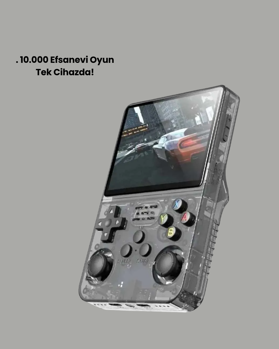 64GB Retro Oyun Konsolu 10.000 Oyunlu Taşınabilir El Konsolu