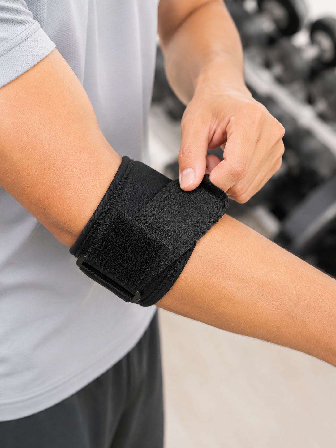 Sporcu Dirsek Bandı Tenisçi Golfçü Dirseği İçin Epikondilit Bandajı