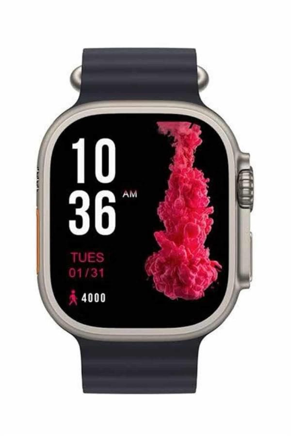 Ultra Akıllı Saat 49 Mm Çift Kordonlu Arama Cevaplama Bluetooth Bağlantılı