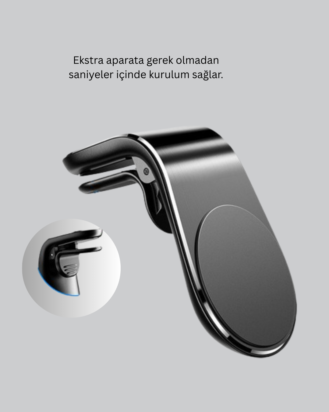 Güçlü Mıknatıslı Araç İçi Telefon Tutucu – Evrensel Uyum Yeni Nesil