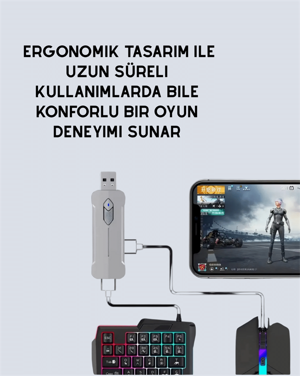 Kablosuz Mobil Oyun Kiti – 5 Parça Tam Set