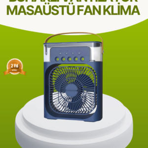Turbo Fan Teknolojili Sessiz ve Güçlü Soğutma Fanı