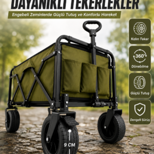 Extra Cepli Katlanabilir Wagon Arabası ile Pratik ve Düzenli Taşıma