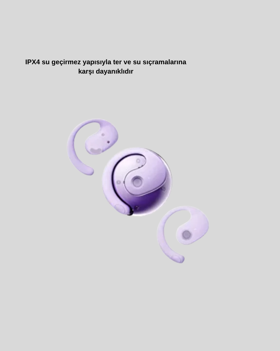 S05 Bluetooth 5.3 Kulaklık IPX4 Su Geçirmez Hızlı Eşleşme Güçlü Stereo Ses