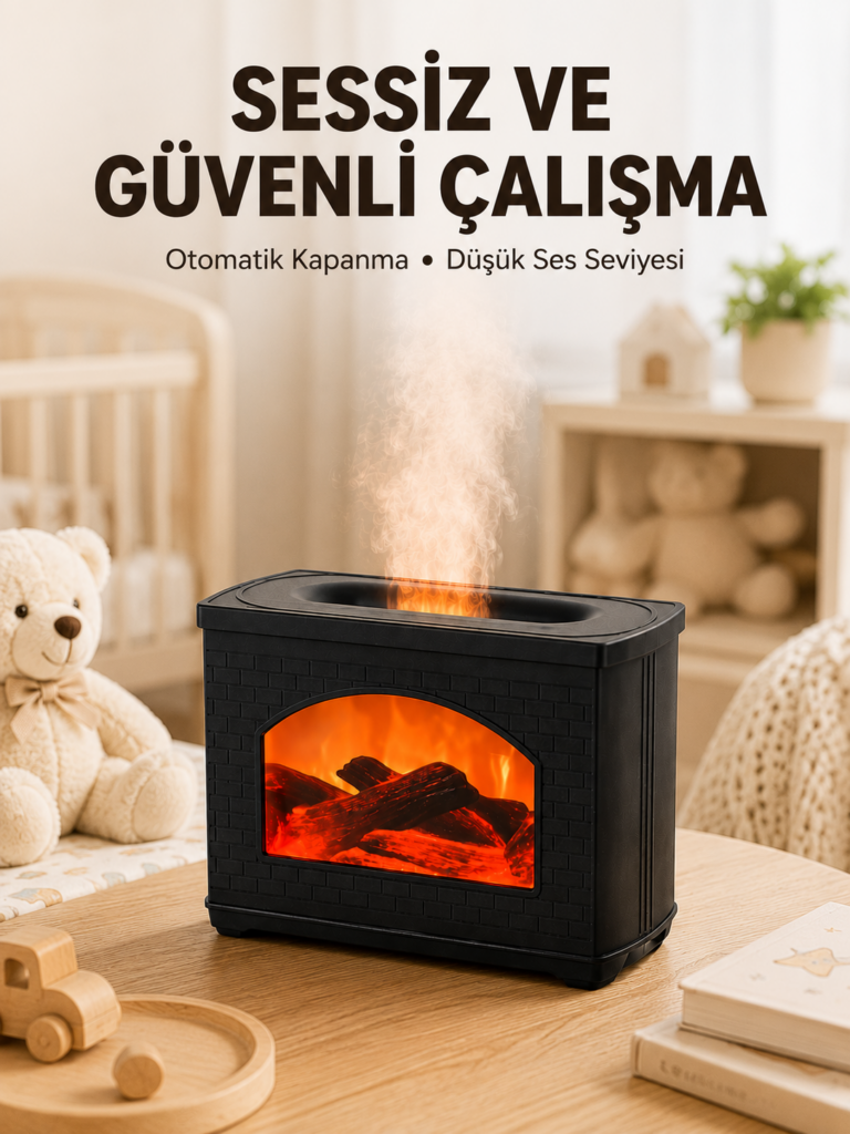 USB Ultrasonik Hava Nemlendirici Ayarlanabilir Sis ve Aromaterapi Özellikli