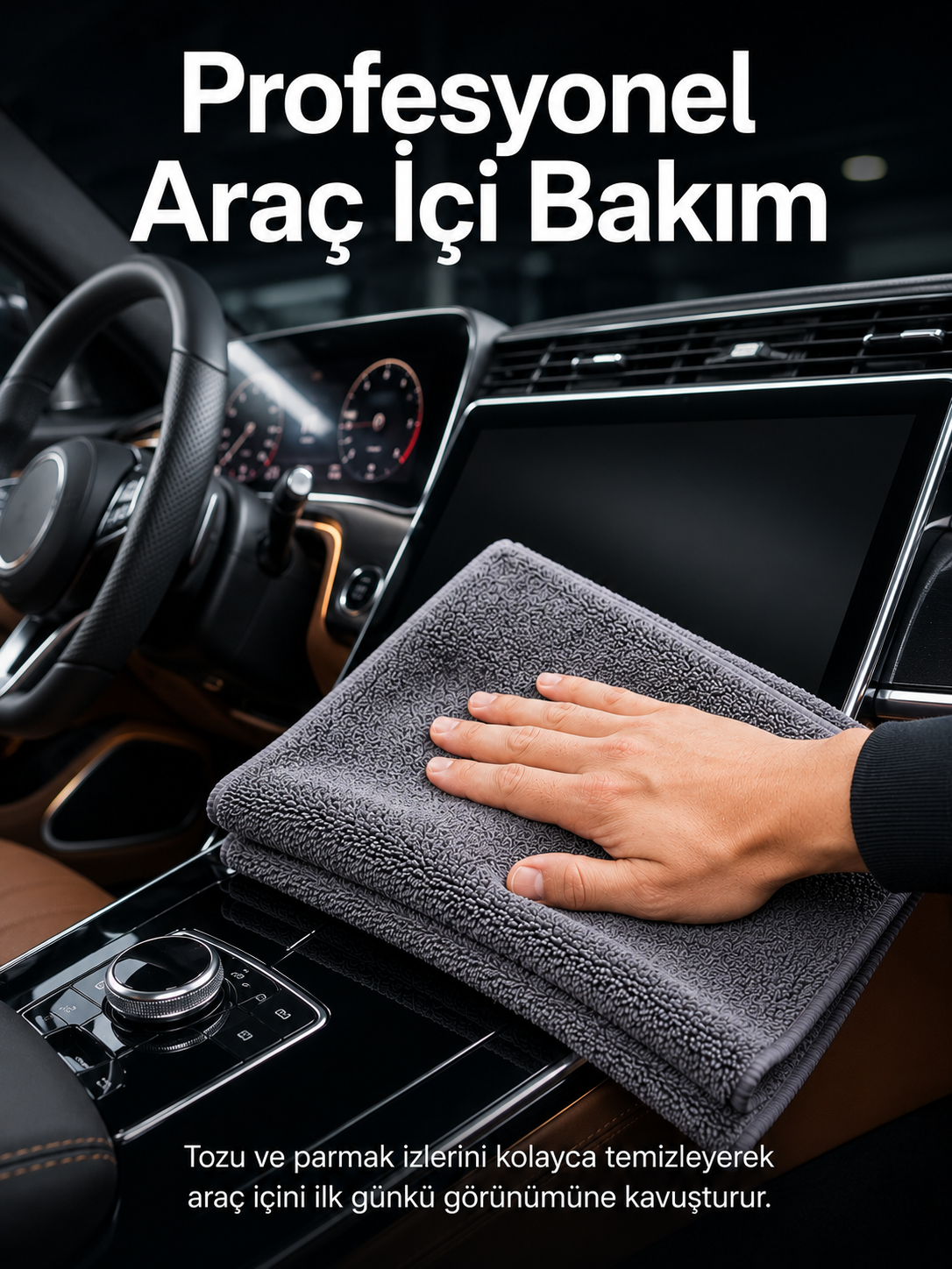 Profesyonel Mikrofiber Araç Kurulama Bezi Çizmez İz Bırakmaz Oto Detay Temizlik Bezi