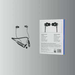 120 Saat Pil Ömrüyle Boyun Askılı Bluetooth Kulaklık – Spor ve Günlük Kullanım İçin