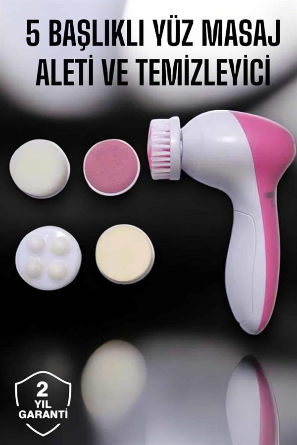 5 Fonksiyonlu Kablosuz Yüz Temizleme Cihazı ile Derinlemesine Cilt Bakımı