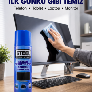 LCD, LED ve Telefon Ekranları İçin Ekran Temizleyici Sprey