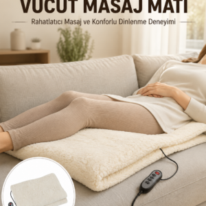Vücut Masaj Matı Isı Terapili ve Çok Bölgeli Masaj