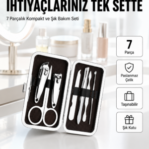 Seyahat İçin Uygun Çok Amaçlı Kişisel Bakım Seti