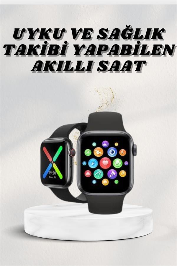 Akıllı Saat Wireless Şarj Yüksek Çözünürlüklü Müzik Dinleme Sesli Cevaplama Yeni Nesil