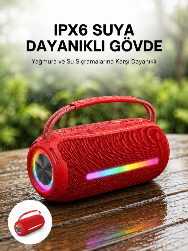 IPX6 Suya Dayanıklı Açık Hava Hoparlörü