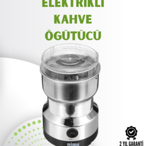 Kahve ve Baharat Değirmeni | Kompakt, Hafif, Hızlı Öğütme, Şeffaf Kapaklı, Kolay Kullanım
