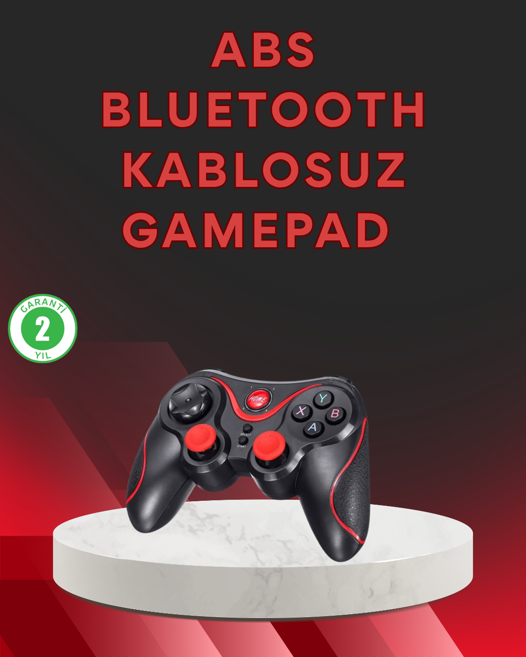 Rahat Kavrama ve Düşük Gecikme Teknolojili Gamepad