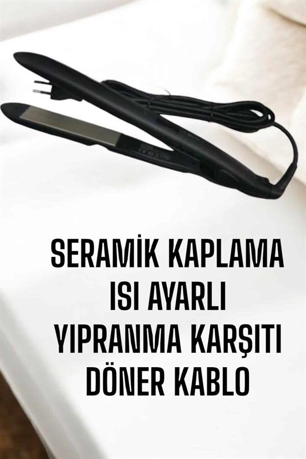 Saç Düzleştirici Yıpranma Karşıtı Keratin Bakımı Seramik Kaplama