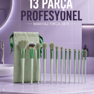 Profesyonel Makyaj Fırça Seti Yumuşak Kıllı Taşınabilir Çantalı
