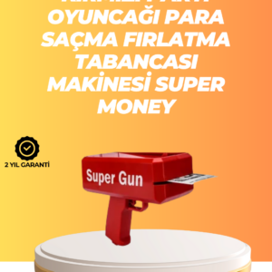 AA Pil ile Çalışan, Kolay Kullanımlı Kâğıt Fırlatıcı Oyuncak