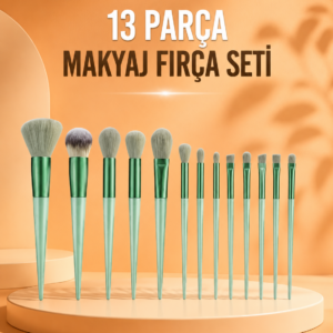 13 Parça Makyaj Fırça Seti Far Fırçası Allık Fırçası Yumuşak Uçlu