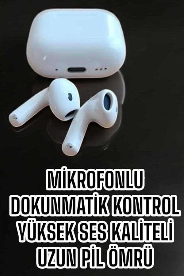 Kaliteli Ucuz İOS ve Android Uyumlu TWS Bluetooth Kulaklık ANC Özelliği Yeni Nesil