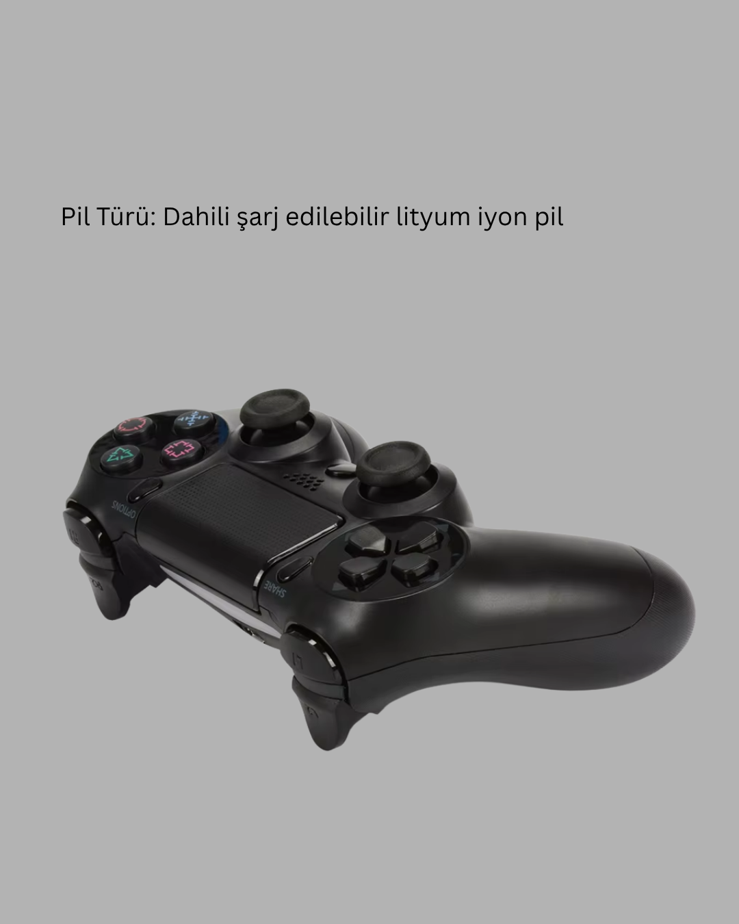 PS4 Uyumlu Kablosuz Oyun Kolu – Gerçekçi Titreşimli Geri Bildirim Yeni Nesil
