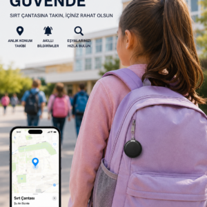 Apple ve Android Destekli AirTag Konum Takip ve Eşya Bulucu