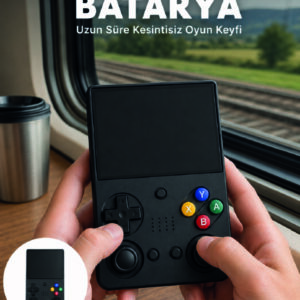Retro Taşınabilir Oyun Konsolu 3.5 İnç IPS Ekran 26 Emülatör Destekli 64GB El Tipi Oyun Cihazı