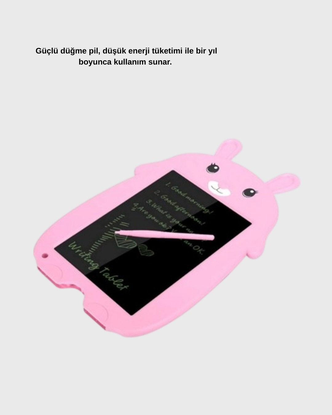 Çocuklar İçin LCD Yazı Tableti Hafif Ekran Kilitli Çizim ve Eğitim Tableti