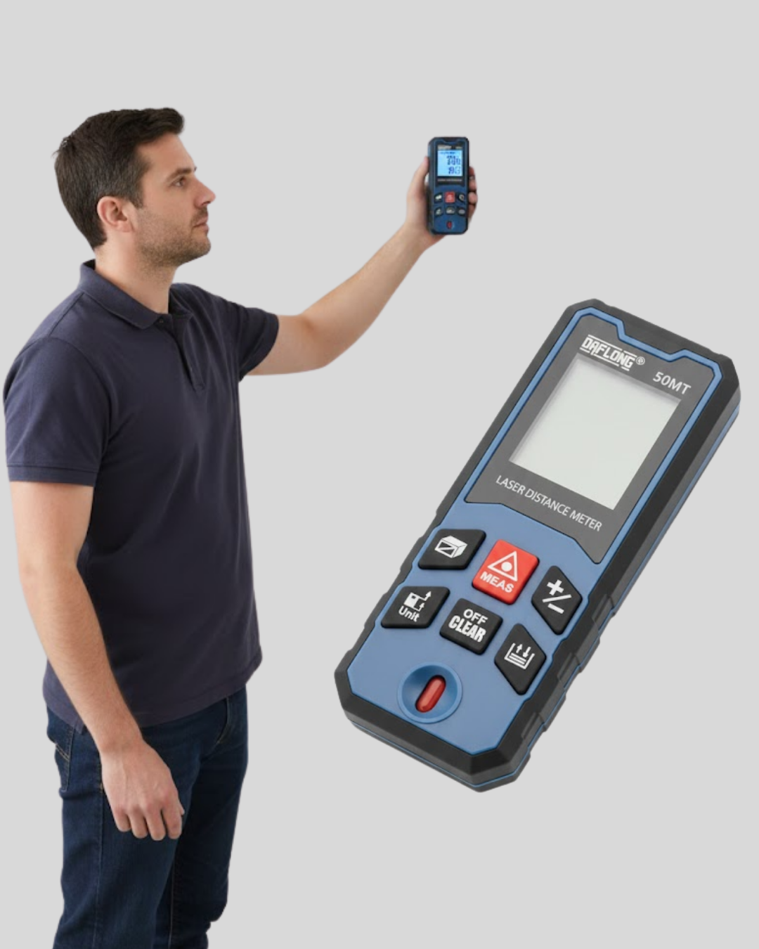 Profesyonel Lazer Metre Hassas Ölçüm ve Dijital Ekran Yeni Nesil