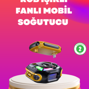 Type-C Girişli AI Modlu Yüksek Performanslı Telefon Soğutucu