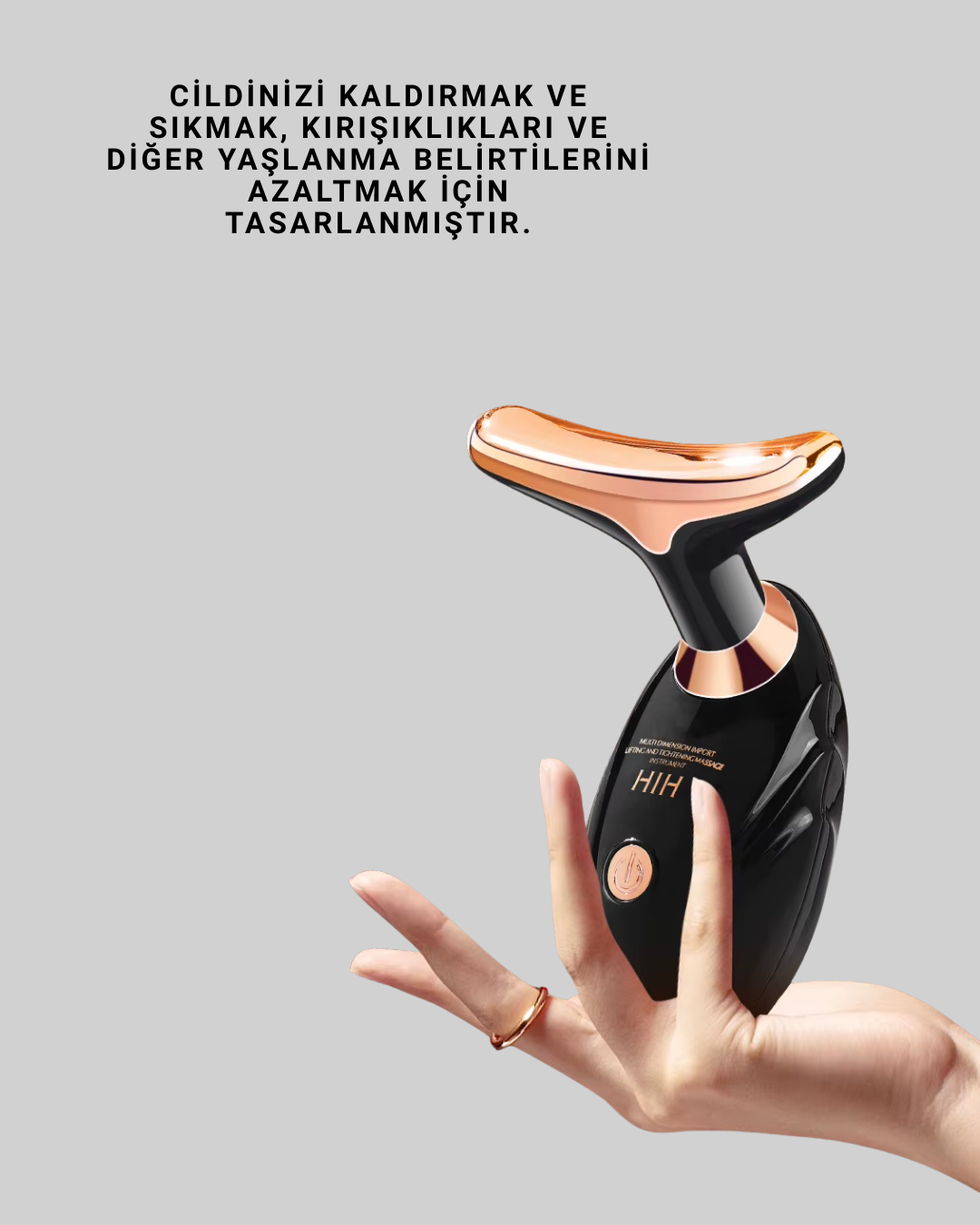 Göz Altı Serinletici Yüz Masaj Cihazı – Serum Emilimini Artırır