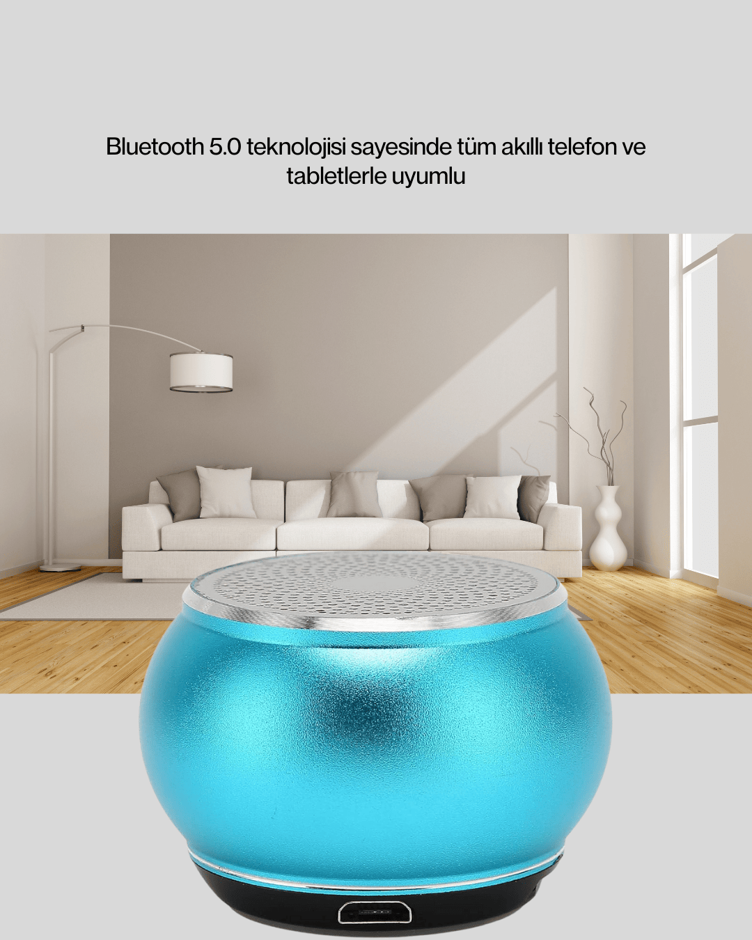 Kablosuz Bluetooth Hoparlör | 2-3 Saat Kesintisiz Müzik Keyfi Yeni Nesil