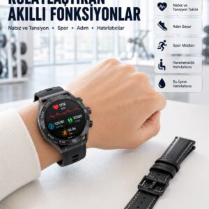 AMOLED Ekranlı 5G Android Akıllı Saat SIM Kart Destekli Kameralı Akıllı Saat