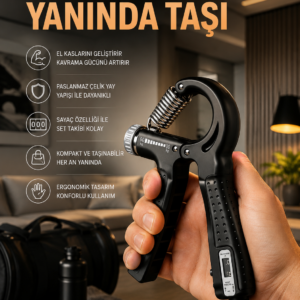 Portatif Ayarlanabilir El Yayı Sayaçlı Dayanıklı Çelik Yay Yeni Nesil