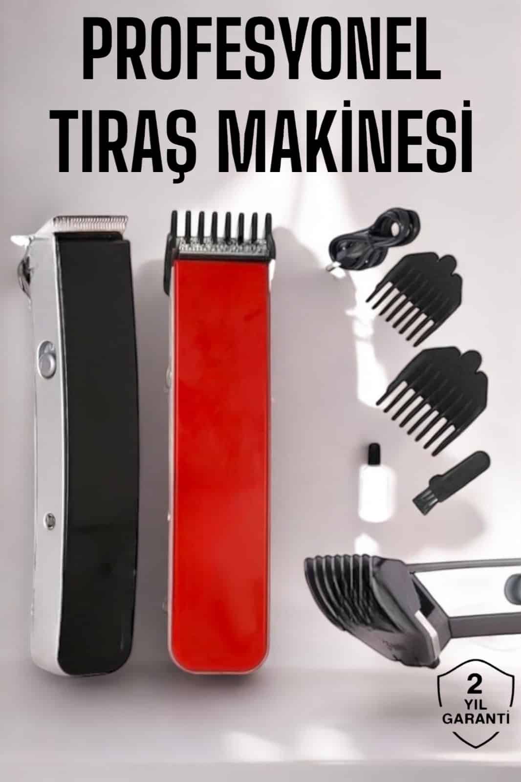Pratik ve Keskin Performanslı Paslanmaz Çelik 607 A Şarjlı Tıraş Makinesi