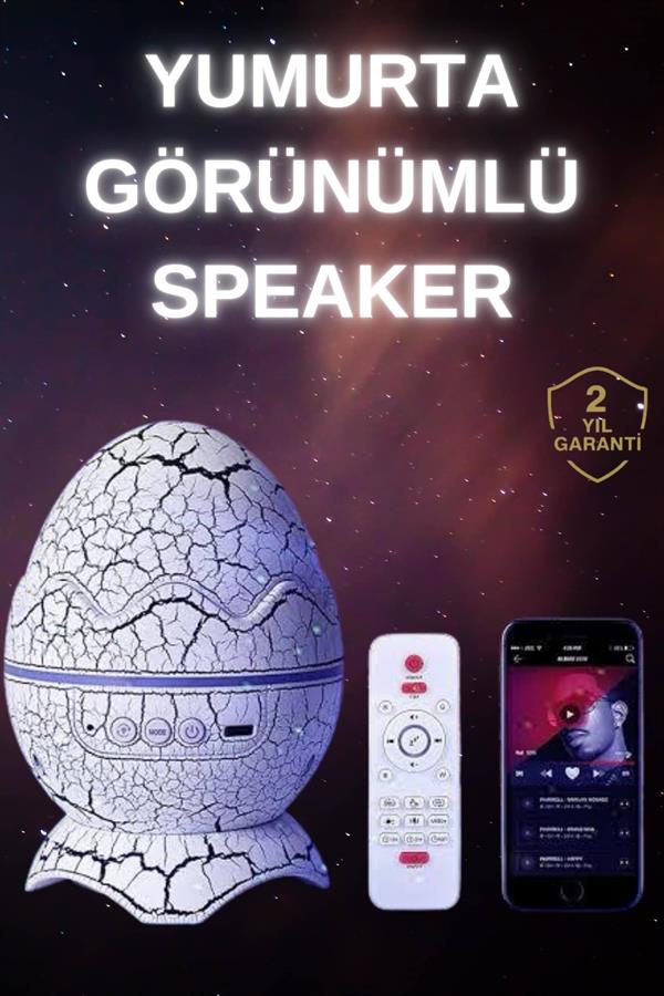 Dinozor Speaker Renk Değiştirme Projeksiyon Modu Bluetooth Hoparlör Gece Lambası Yeni Nesil