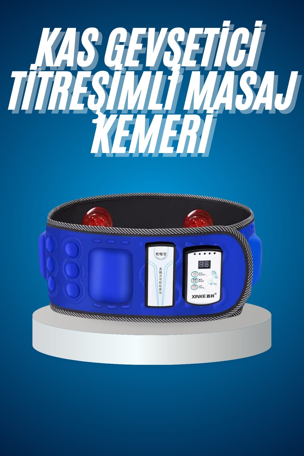 Kas Rahatlatıcı Masaj Kemeri 5 Titreşimli Motor